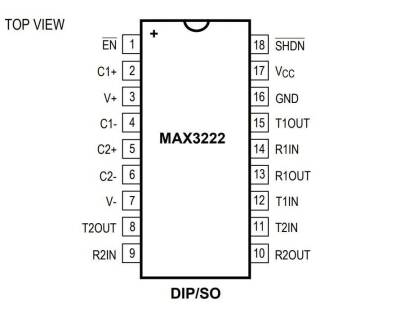 MAX3232ESE+ SOIC-16 SMD Integrated - 2