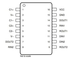 MAX3232IDR SOIC-16 SMD Entegre - 2