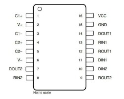 MAX3232IPWR TSSOP-16 SMD Entegre MB3232I - 2