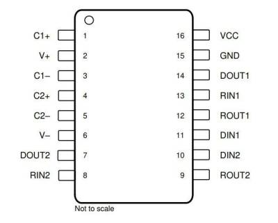 MAX3232IPWR TSSOP-16 SMD Entegre MB3232I - 2