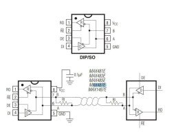 MAX483CSA SOIC-8 RS Seri Protokol Entegresi - 2