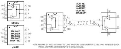 MAX485 SMD SO8 Entegre - 2