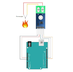 MAX6675 K-type Thermocouple Thermocouple Sensor - 2