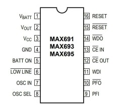 MAX691EWE WSOIC-16 SMD Integrated - 2