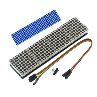 Max7219 4-in-1 Dot Matrix Module - Blue - 1