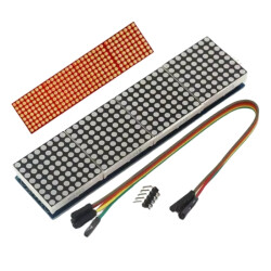 Max7219 4-in-1 Dot Matrix Module - Red 