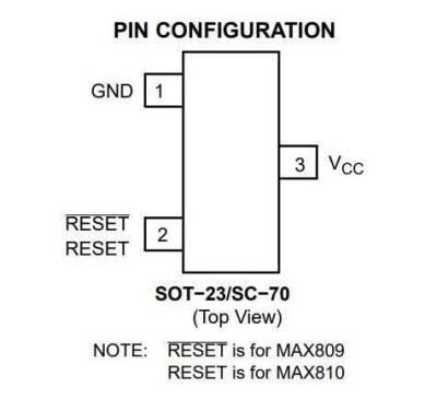 MAX809SN293D3T1G SOT-23-3 2.93V Güç Kaynağı Destek Entegresi - 2