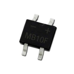 MB10F 0.5A 1000V SMD Bridge Diode - 1