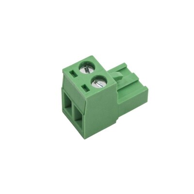 MC100-50802 5.08mm 2 Pin 90 Degree Pluggable Female Terminal Block - 1