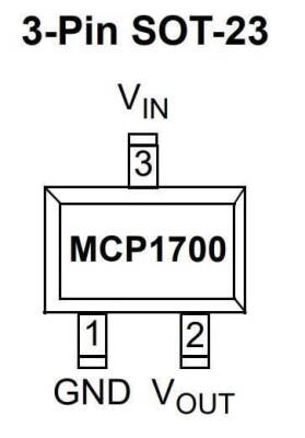 MCP1700T-1202E/TT SOT-23-3 SMD 1.2V Voltage Regulator - 2