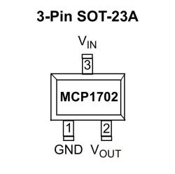 MCP1702-5002E SOT23-3 LDO Regülatör Entegresi - 2