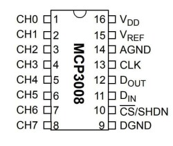 MCP3008-I/SL SOIC-16 SMD Analog Digital Converter IC - 2