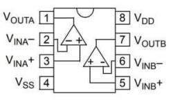 MCP6002T-I/SN SOIC-8 Smd OpAmp Entegresi - 2