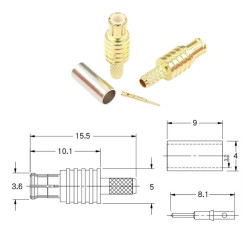 MCX-J-1.5 Erkek Konnektör - 2