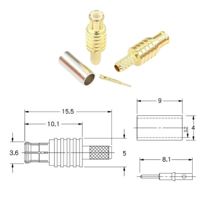 MCX-J-1.5 Male Connector - 2