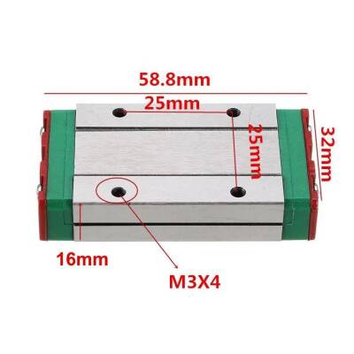 MGN15H Ball Bearing Block - MGN15H Car - 2