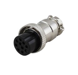 Mike Connector 10-Pin 16mm - Female - 1