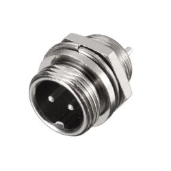 Mike Connector 2-Pin 12mm - Male - 1