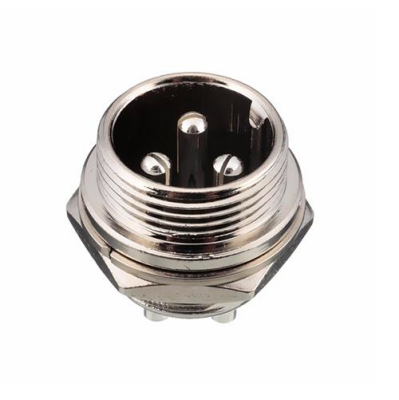 Mike Connector 3-Pin 16mm - Male - 1