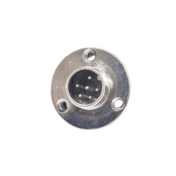 Mike Connector 6-Pin 16mm Flange - Male - 1