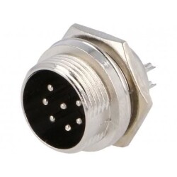 Mike Connector 7-Pin 16mm - Male - 1