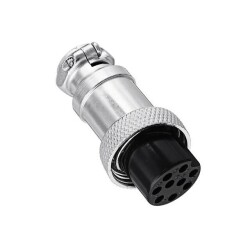 Mike Connector 9-Pin 16mm - Female - 1