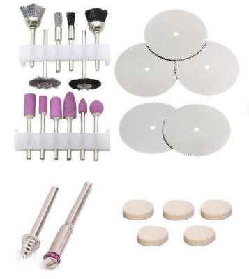 Mini 24 Piece Grinding Brushing Polishing Engraving Dremel Set - 1