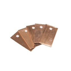 Mini Copper Sheet 30x15.5x0.5mm - 2