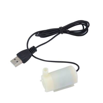 Mini Dalgıç Su Pompası 5V USB Girişli - 1