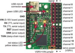 Mini Maestro 12 Channel USB Servo Controller - 2