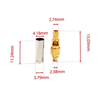 MMCX-J-1.5 Male Long Connector - 2