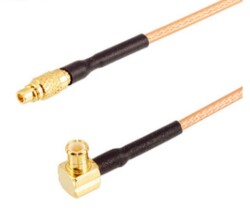 MMCX-J MCX-JW RG316 Converter Cable - 9cm 