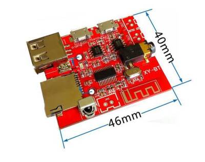 MP3 Controlled Bluetooth Amplifier Circuit SD Card + USB - 2