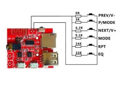 MP3 Controlled Bluetooth Amplifier Circuit SD Card + USB - 4