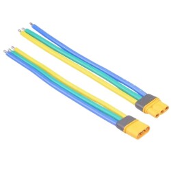 MR30 3-Pin Female-Male Lipo Battery Charging Cable Set 10cm 