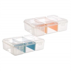 Multi-Purpose 3 Compartment Covered Material Box 