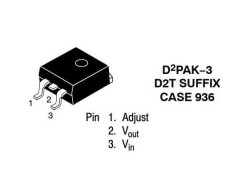 NCV317BD2T D2PAK-3 Linear Voltage Regulator - 2