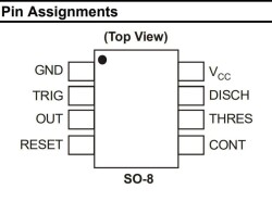 NE555 DIP8 Integrated - 2