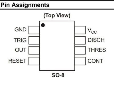 NE555 DIP8 Integrated - 2