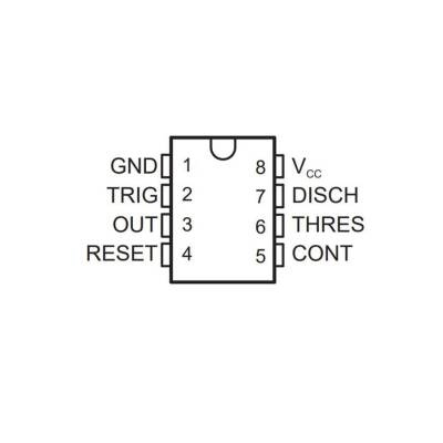 NE555DR SOIC-8 SMD Timer IC - 2