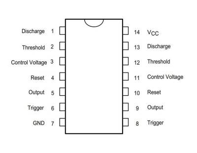 NE556N DIP-14 Timer IC - 2