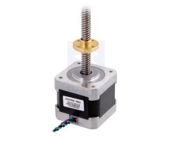 NEMA 17 18 cm Screw Shaft Bipolar. 200 Steps. 42×38mm. 2.8V Stepper Motor - PL-2689 - 1