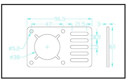 NEMA 23 Stepper Motor Holder - 3