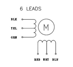 NEMA 23 Unipolar/Bipolar, 200 Adım, 57×56mm, 7.4V - 4