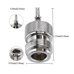 NK-1.5 N-Tip Dişi Coaxial Konnektör - 2