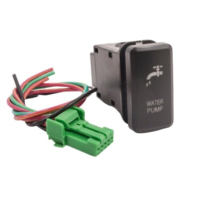 ON-OFF Switch Blue Light 4-Wired 12V 3A - Water Pump - 1