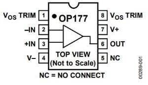 OP177GP DIP-8 OpAmp IC - 2