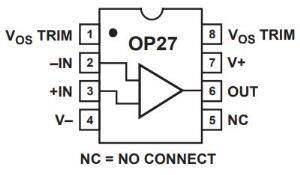 OP27G DIP-8 Audio Amplifier IC - 2