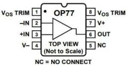 OP77 DIP-8 Offset Voltage Operational Amplifier - 2