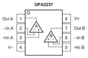 OPA2237UA SOIC-8 Operational Amplifier - 2